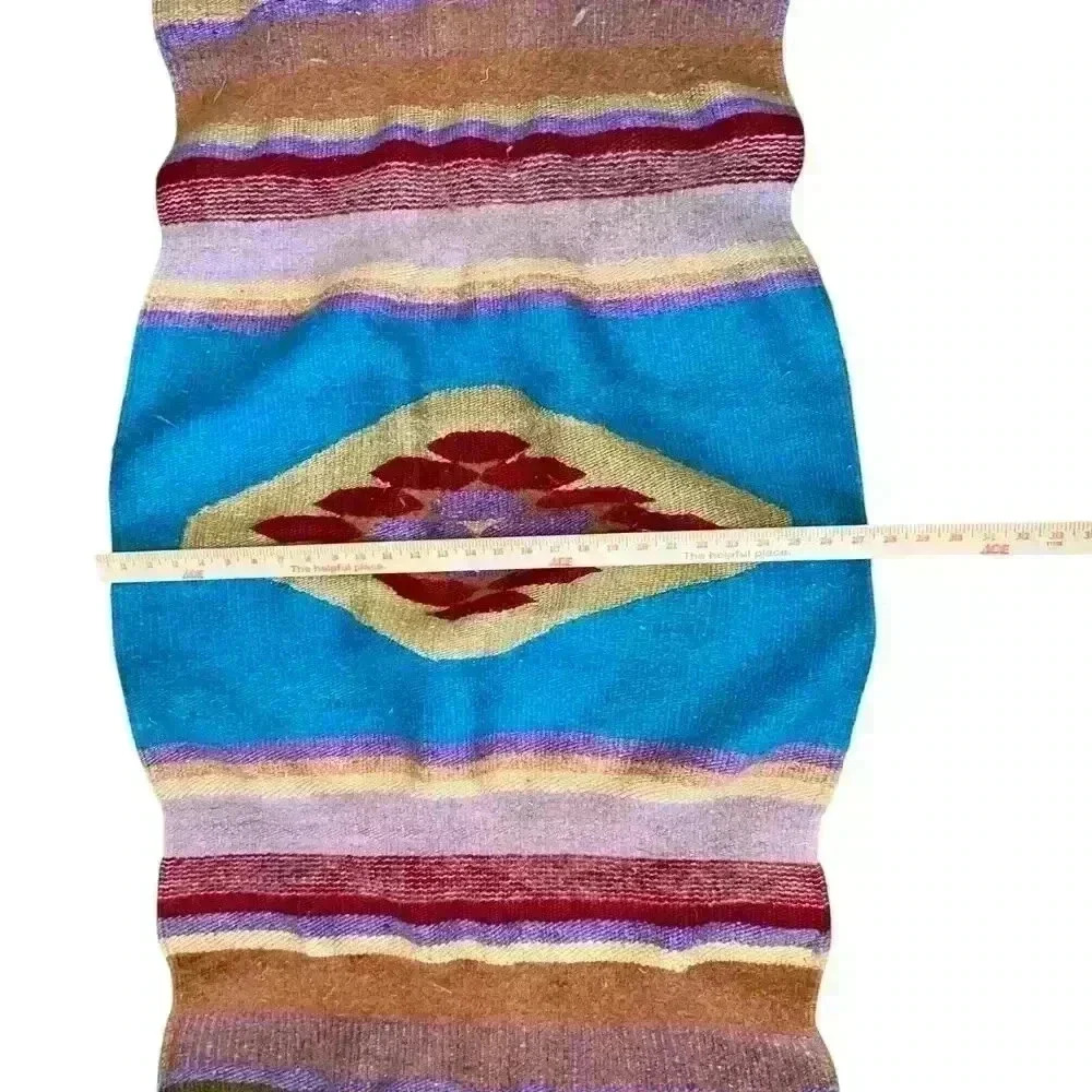 Unbranded Southwest Knit Throw/Rug Colorful‎